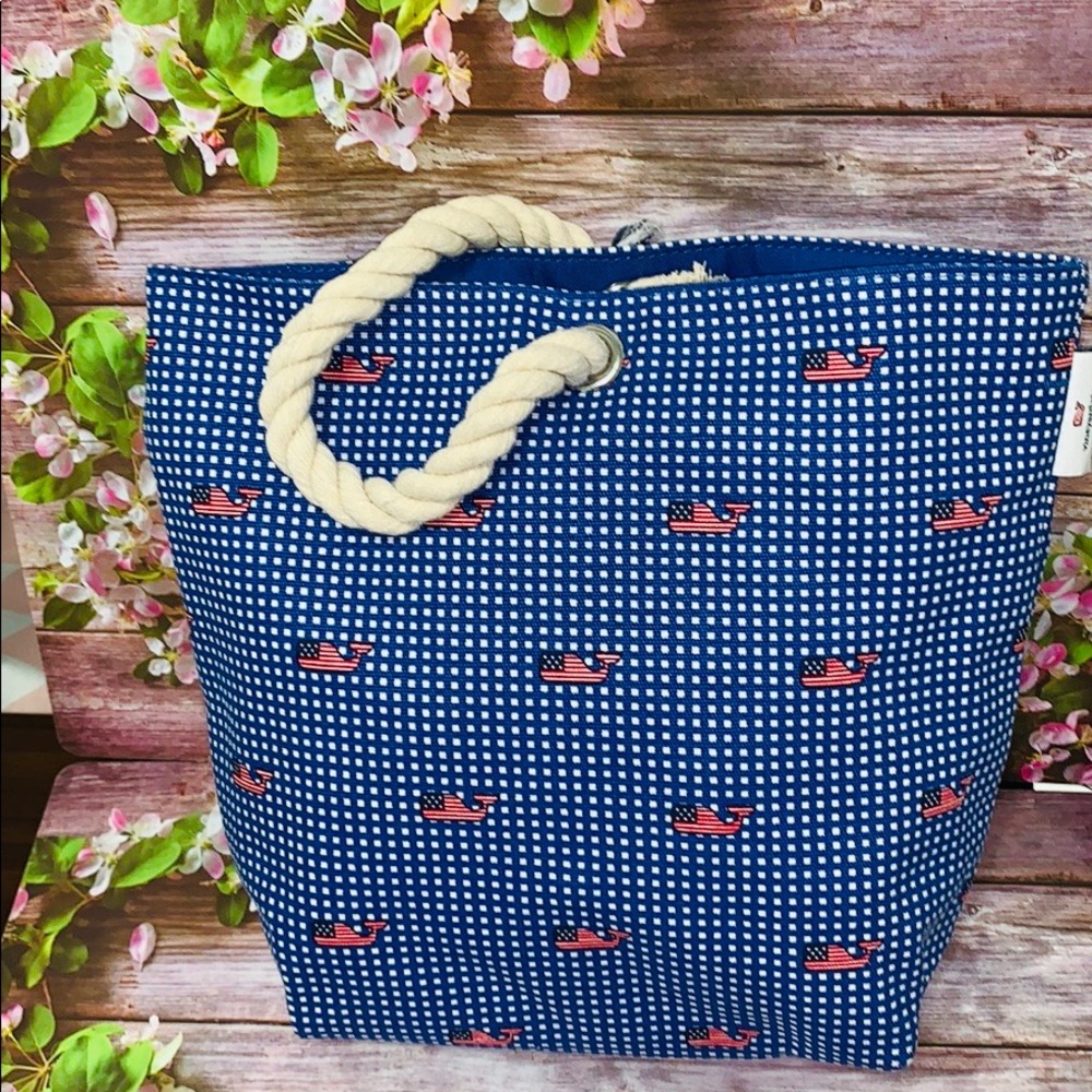 🐳 🐳Vineyard Vines for Target Gingham Wine Tote